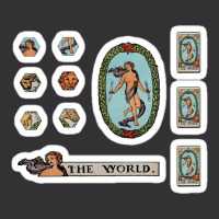 Tarot Card Sticker Set Wands Suite 18 Piece Pack 43587493 Vintage Short | Artistshot