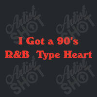 Vintage Aesthetic I Got A 90's R&b Type Heart Music Lover Music Vintag Crewneck Sweatshirt | Artistshot