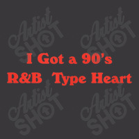 Vintage Aesthetic I Got A 90's R&b Type Heart Music Lover Music Vintag Ladies Curvy T-shirt | Artistshot