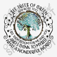 And I Think To Myself What A Wonderful Word Shirt Crew Socks | Artistshot