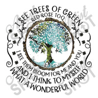 And I Think To Myself What A Wonderful Word Shirt Sticker | Artistshot