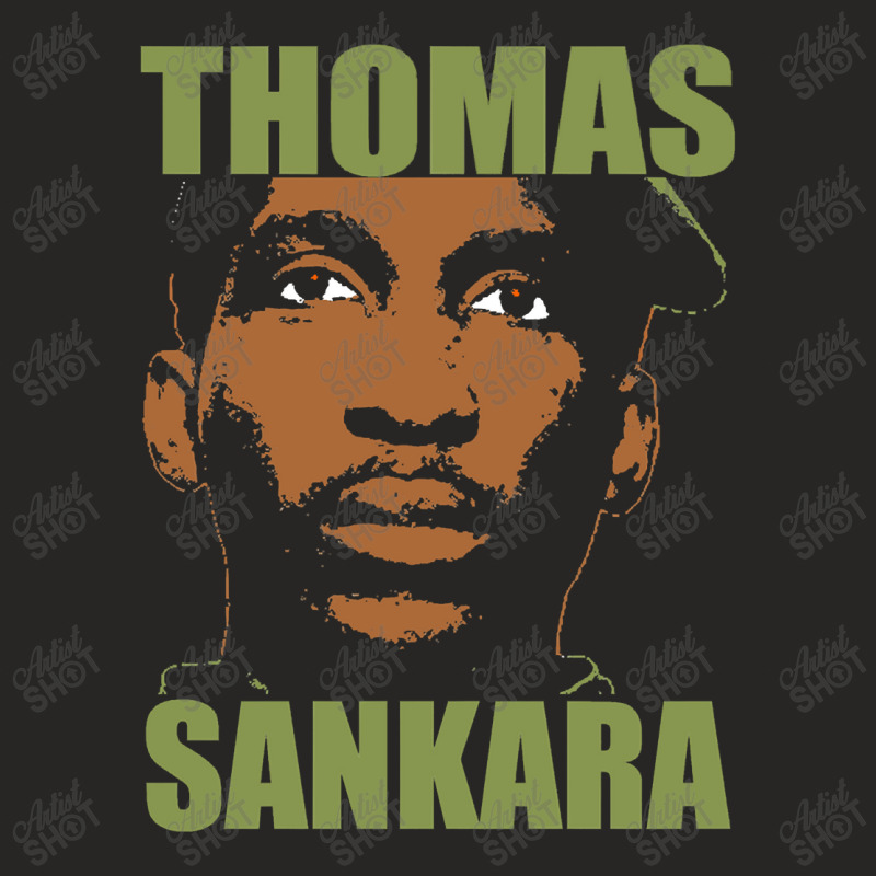 Character Animated Thomas Sankara Gifts Women Ladies Fitted T-Shirt by Artist-Heliodoro | Artistshot