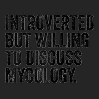 Introverted But Willing To Discuss Mycology Mycologist Funny Raglan Ba Unisex Hoodie | Artistshot