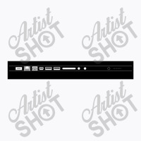 Mac Book Expansion Ports (white On Dark) T-shirt | Artistshot