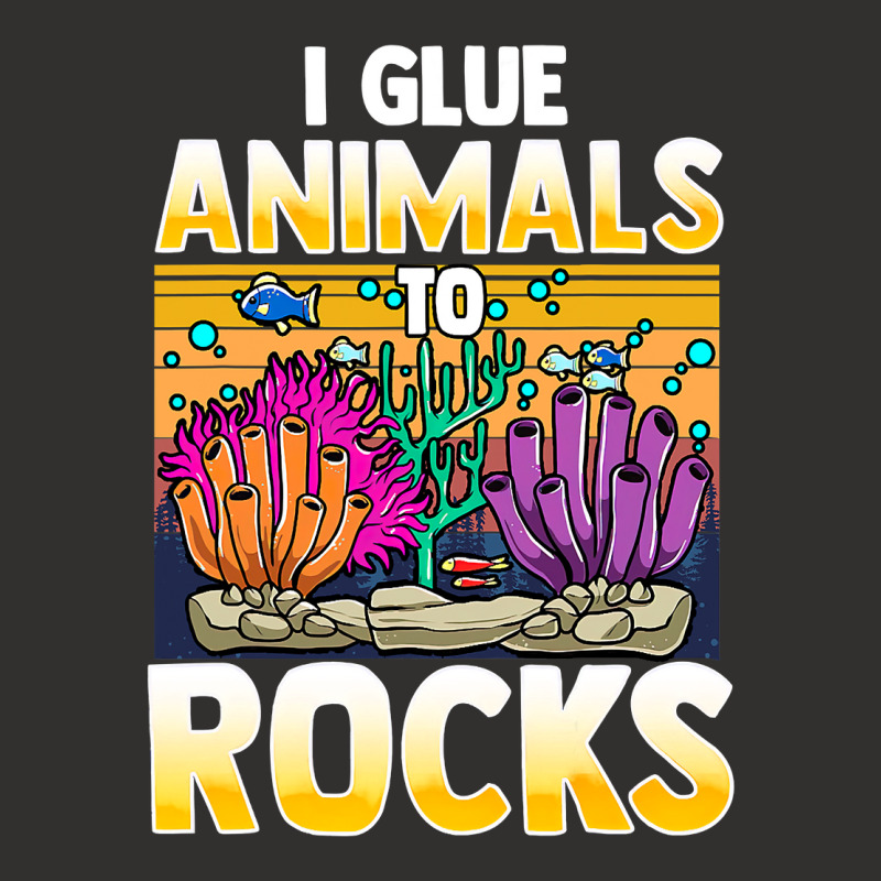 Retro Saltwater Aquarium Fish Tank I Glue Animals To Rocks 289 Champion Hoodie by pester | Artistshot