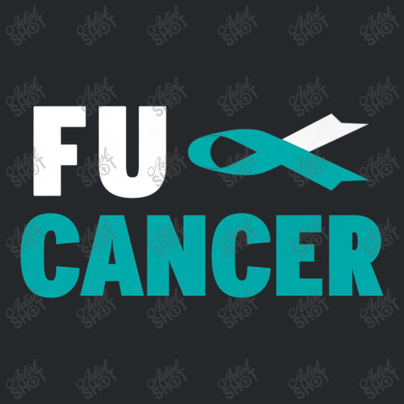 Cervical Cancer Warrior  Fu Cervical Cancer Awareness Crewneck Sweatshirt by LaytonDesign | Artistshot