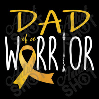 Childhood Cancer Awareness Dad Of A Warrior Zipper Hoodie | Artistshot