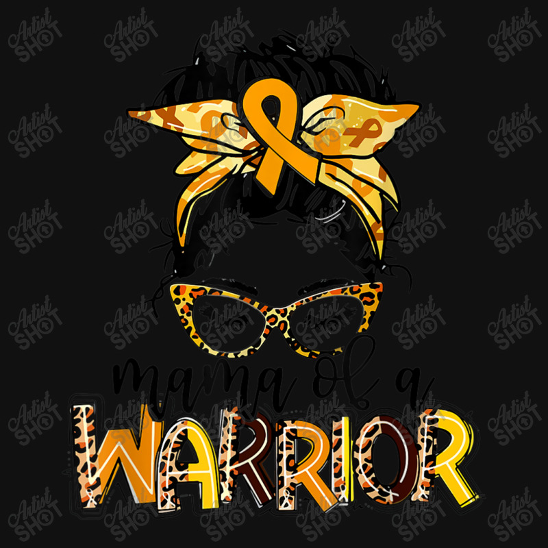 Childhood Cancer Awareness Mama Of A Warrior Gold Ribbon Iphone 13 Pro Case | Artistshot