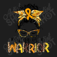 Childhood Cancer Awareness Mama Of A Warrior Gold Ribbon Classic T-shirt | Artistshot