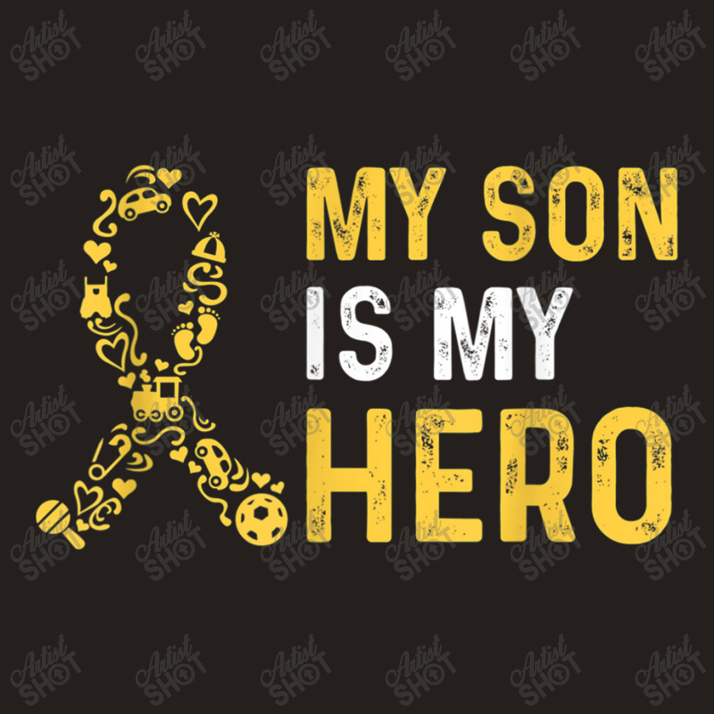 Childhood Cancer Awareness Quote For A Mom Of A Warrior Tank Top | Artistshot