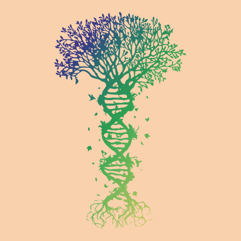 Dna Tree T  Shirt D N A Tree Of Life Genetics Colorful Biology Science Cropped Hoodie by forgetfulexisting | Artistshot