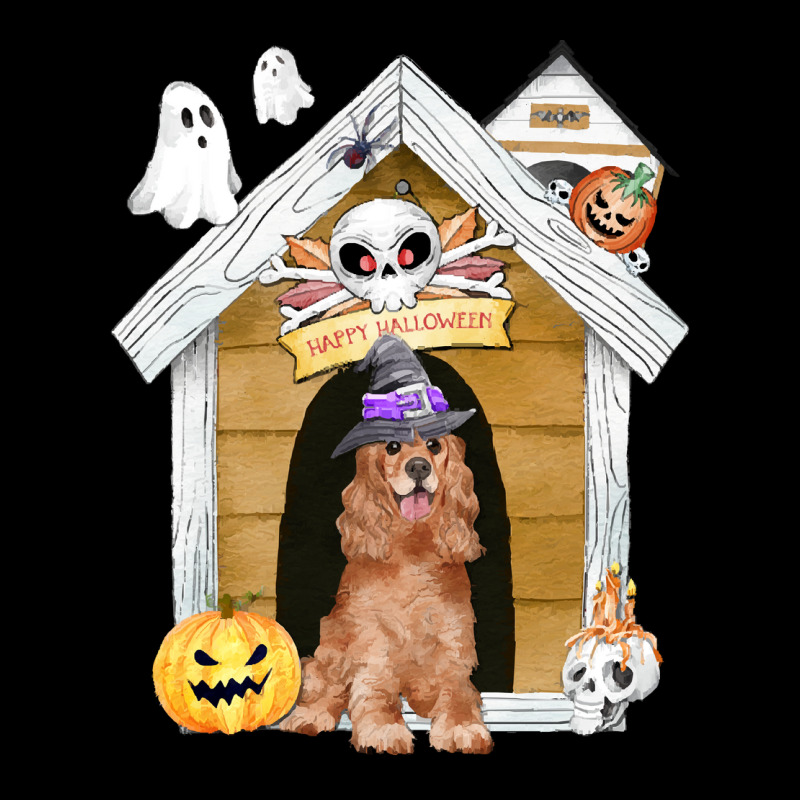 Funny Halloween Cocker Spaniel Dog T  Shirt Halloween Cocker Spaniel D Fleece Short by nancybackground | Artistshot