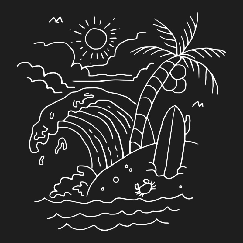 The Waves Are Calling (for Dark) Classic T-shirt by Quilimo | Artistshot