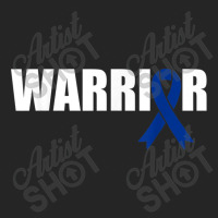 Colon Cancer Warrior Dark Blue Awareness Ribbon Unisex Hoodie | Artistshot