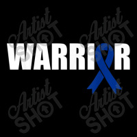 Colon Cancer Warrior Dark Blue Awareness Ribbon Zipper Hoodie | Artistshot