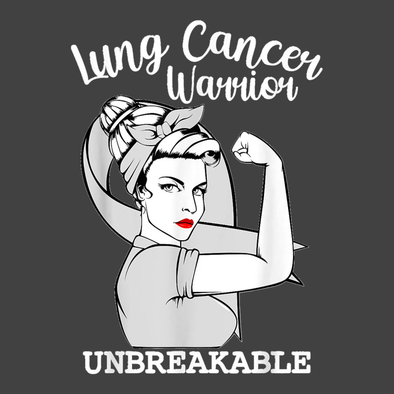 Lung Cancer Warrior Unbreakable Strong Women Awareness Vintage T-shirt | Artistshot