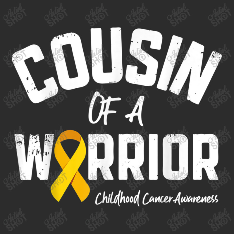 Cousin Of A Warrior Childhood Cancer Awareness Gifts Ribbon Exclusive T-shirt | Artistshot