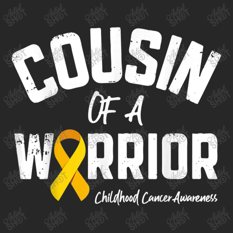 Cousin Of A Warrior Childhood Cancer Awareness Gifts Ribbon Men's T-shirt Pajama Set | Artistshot