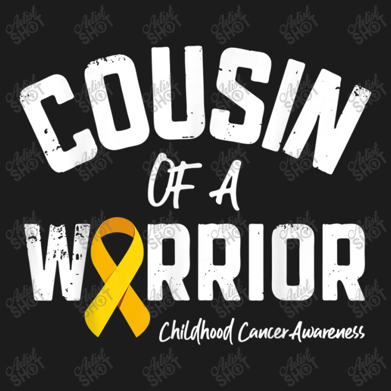 Cousin Of A Warrior Childhood Cancer Awareness Gifts Ribbon Hoodie & Jogger Set | Artistshot