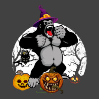 Gorilla Halloween Boo Costume Scary T  Shirt Gorilla Invited To Hallow Vintage T-shirt | Artistshot