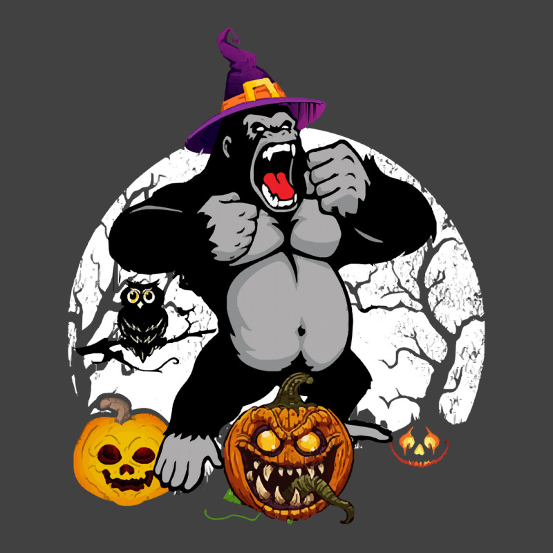 Gorilla Halloween Boo Costume Scary T  Shirt Gorilla Invited To Hallow Vintage T-shirt | Artistshot