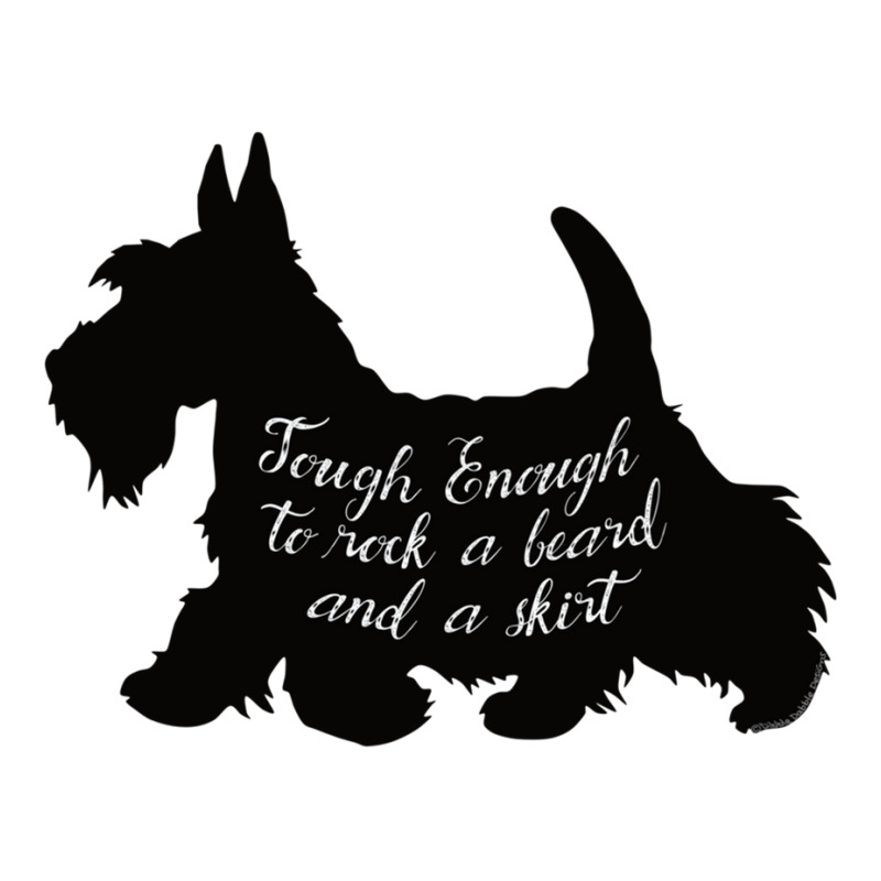 Scottish Terrier Tough Enough To Rock A Beard And A Skirt Long Sleeve 3/4 Sleeve Shirt | Artistshot