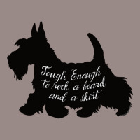 Scottish Terrier Tough Enough To Rock A Beard And A Skirt Long Sleeve Vintage T-shirt | Artistshot