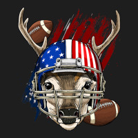 American Football Player Deer Patriotic Animal Deer Hunter Classic T-shirt | Artistshot