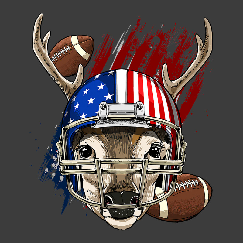 American Football Player Deer Patriotic Animal Deer Hunter Men's Polo Shirt by peafowl | Artistshot