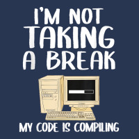 I'm Not Taking A Break My Code Is Compiling Coder Programmer Men Denim Jacket | Artistshot