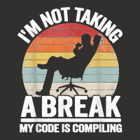 I'm Not Taking A Break My Code Is Compiling Coder Programmer Champion Hoodie | Artistshot