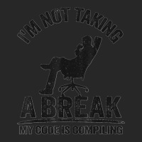 I'm Not Taking A Break My Code Is Compiling Coder Programmer Men's T-shirt Pajama Set | Artistshot