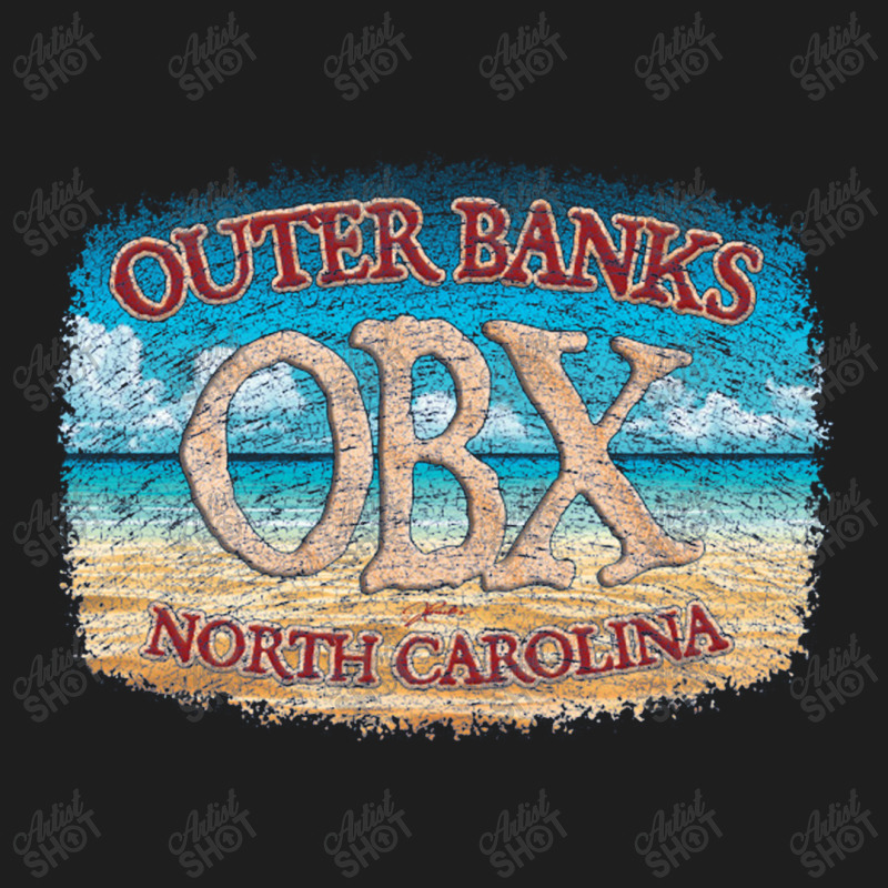 Outer Banks, North Carolina, With Beach Outer Banks Classic T-shirt by zaenalmaza | Artistshot