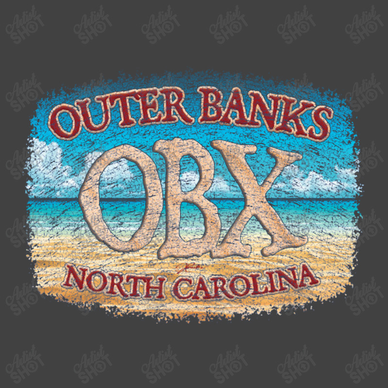 Outer Banks, North Carolina, With Beach Outer Banks Vintage T-Shirt by zaenalmaza | Artistshot