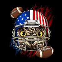 American Football Player Owl Bird Patriotic Animal Owl Lover Adjustable Cap | Artistshot