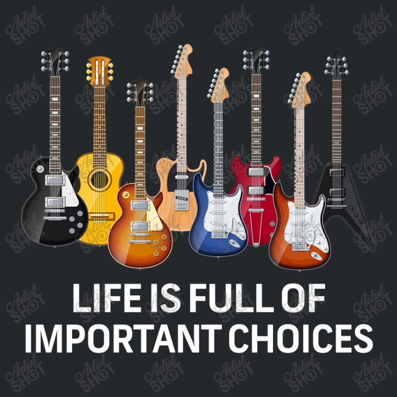 Life Is Full Of Important Choices Shirt Crewneck Sweatshirt by Jeremy_Hutson | Artistshot