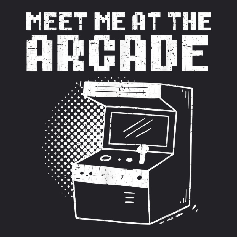 Meet Me At The Arcade Gaming Video Game Player Gamer T Shirt Youth Tee by roopeedwrich76 | Artistshot