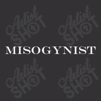 Misogynist Thin Text Vintage Hoodie And Short Set | Artistshot