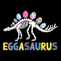 Eggasaurus Stegosaurus Easter Egg Dinosaur Funny Easter Zipper Hoodie | Artistshot