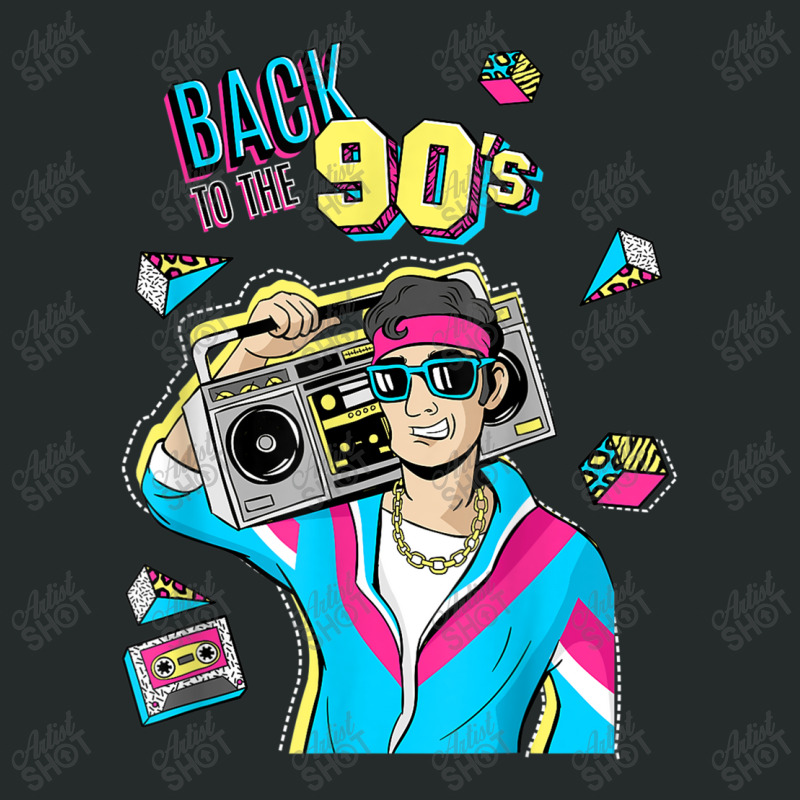 Retro Back To 90's Novelty Graphics & Cool Designs Funny Gifts Boy Gir Women's Triblend Scoop T-shirt by FrederickDesign | Artistshot