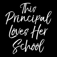 Principal Gift For Women This Principal Loves Her School Pullover Hood Women's V-neck T-shirt | Artistshot