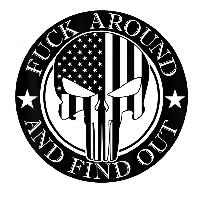 Fuck Around And Find Out Usa Military American Flag Skull T Shirt Maternity Scoop Neck T-shirt by crudobdorrellat | Artistshot