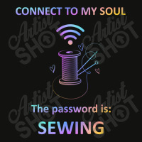 Connect To My Soul The Password Is Sewing Scorecard Crop Tee | Artistshot