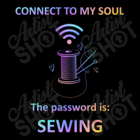 Connect To My Soul The Password Is Sewing Cropped Sweater | Artistshot