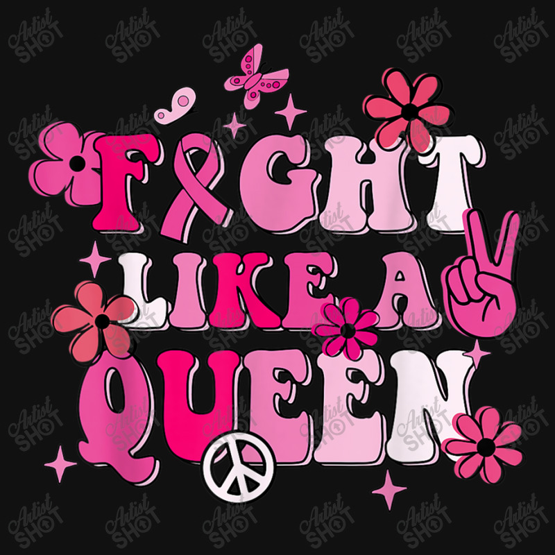 Fight Like A Queen Breast Cancer Warriors Flower Retro Full Set Car Mats | Artistshot