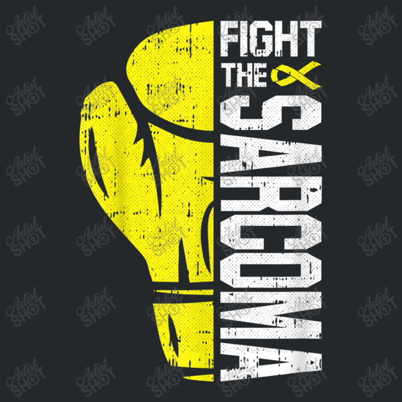 Fight Sarcoma Awareness Cool Ribbon Cancer Survivor Warrior Crewneck Sweatshirt | Artistshot