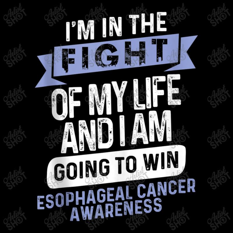 Fight To Win Esophageal Cancer Awareness Er Ribbon Adjustable Cap by LaytonDesign | Artistshot