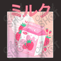 Funny Retro 90s Japanese Kawaii Strawberry Milk Shake Carton Racerback Tank | Artistshot