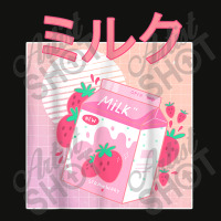 Funny Retro 90s Japanese Kawaii Strawberry Milk Shake Carton Scorecard Crop Tee | Artistshot