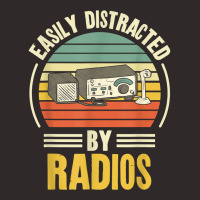 Easily Distracted By Radios Ham Radio Amateur Radio T Shirt Racerback Tank | Artistshot